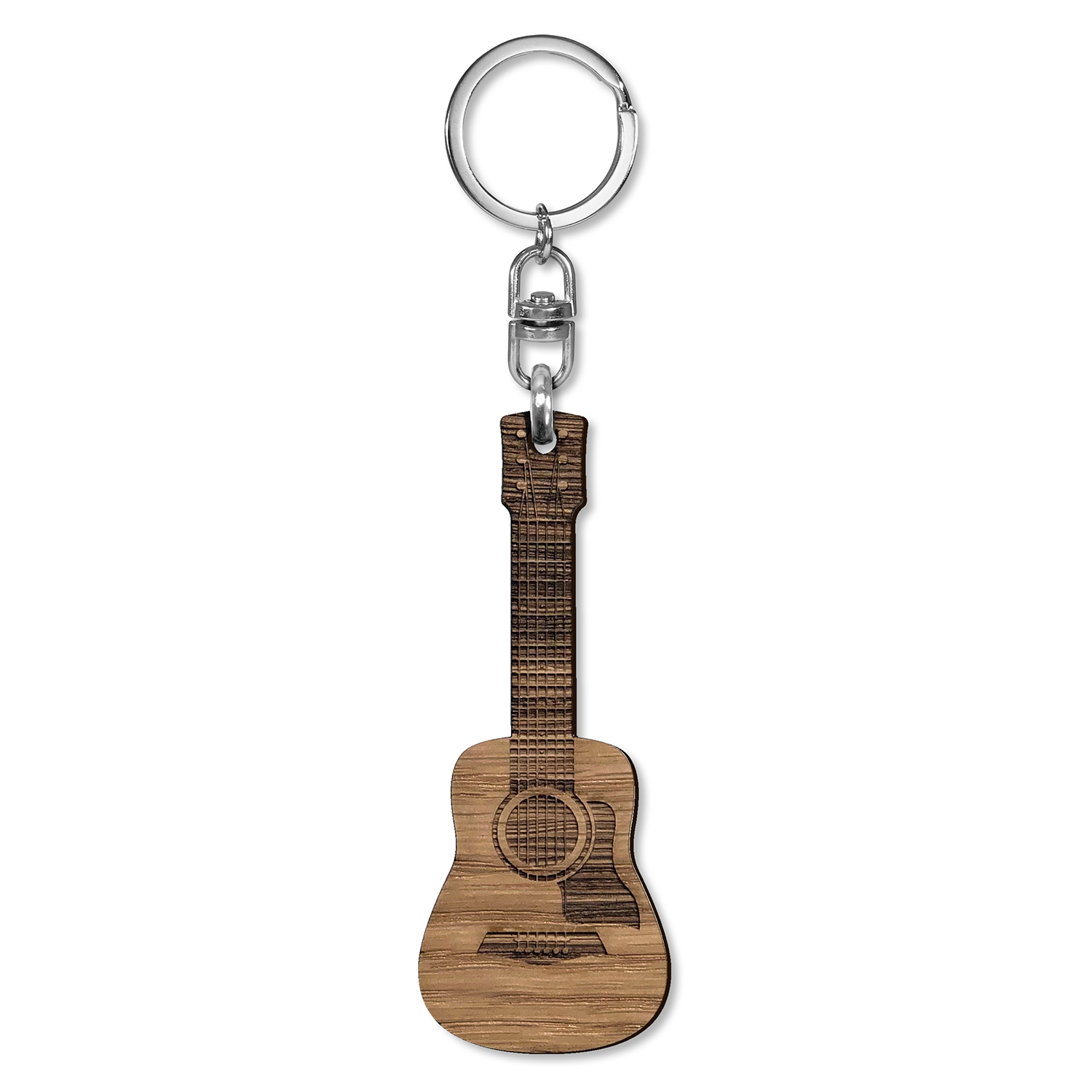 Holz Schlüsselanhanger Gitarre